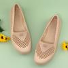 Summer New Women's Sandals with Anti Slip Hollow Out Breathable Flat Bottom Beach Shoes