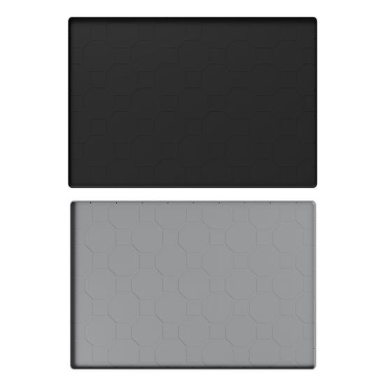 Katzenstreumatte mit erhöhten Rändern Rutschfest Wasserdicht Urinbeständig Leicht zu reinigen Streukontrolle Kätzchenstreu-Fangmatte Silikon-Bodenmatte Haustier