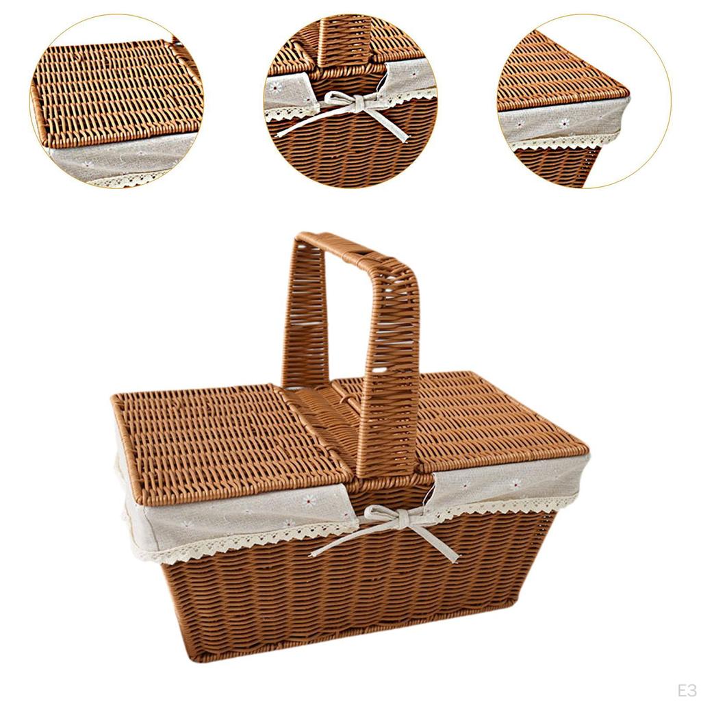 Breathable Picnic Basket for Vegetables and Sandwiches At Events