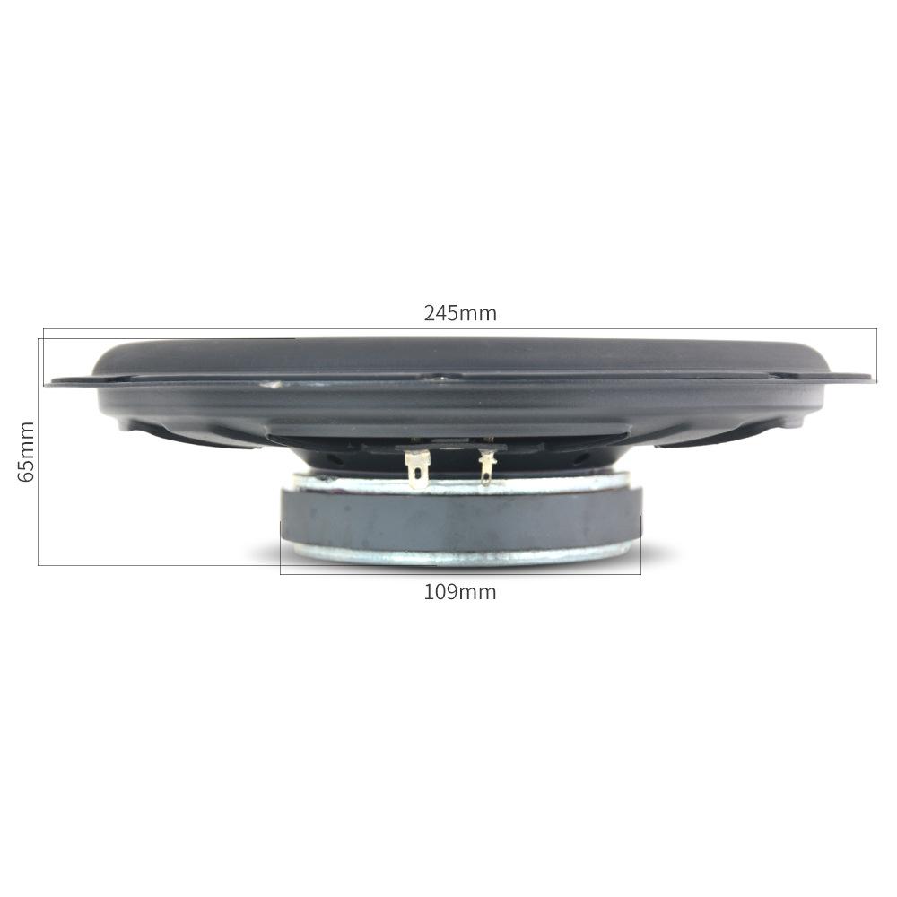 Ultra-Thin Aluminum & Wood Car Subwoofer: 8-inch/10-inch Speaker with Enhanced Bass