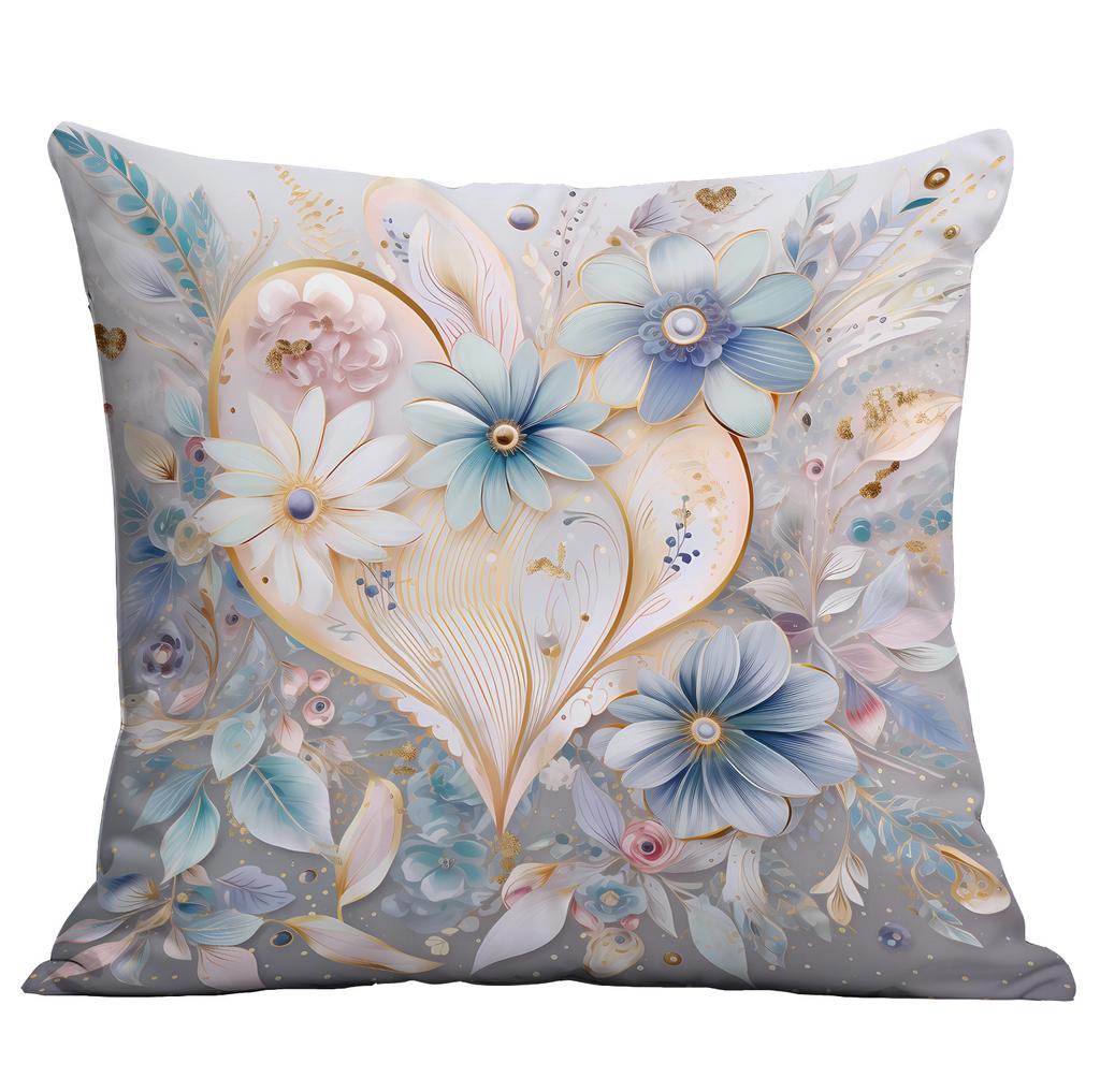 New Retro Imitation Three-dimensional Flower and Bird Pillowcase Home Living Room Sofa Cushion Pillowcase Decoration