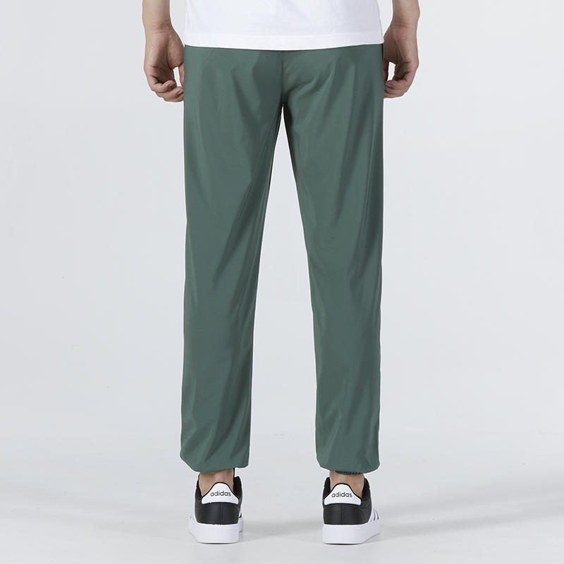 Adidas Neo Knitted Sweatpants Men's Peacock Green Moderate Cuffed Pants HM1991