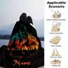Lord Of The Rings Gondor Silhouette With Ring Flannel Blanket Personalized Name Comfortable All Seasons Suitable For Sofas Beds Travel Camping Office