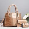 Mother and child bag Taizhou women's bag handbag crocodile pattern shoulder messenger bag three-piece set women's bag