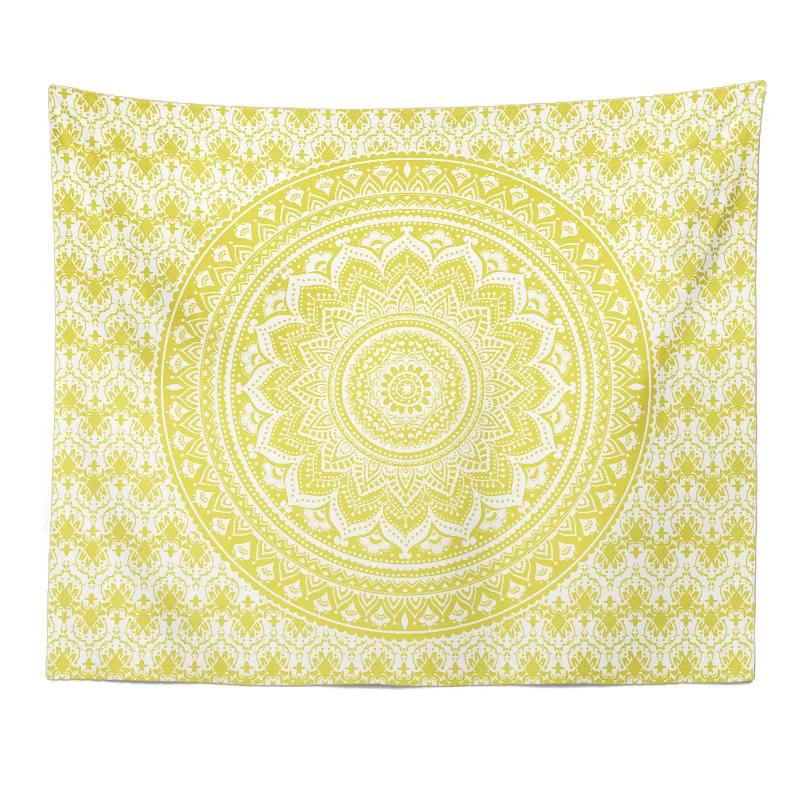 Home Decor Mandala Tapestry Boho Ethnic Bedside Scene Background Cloth Hanging Beach Towel