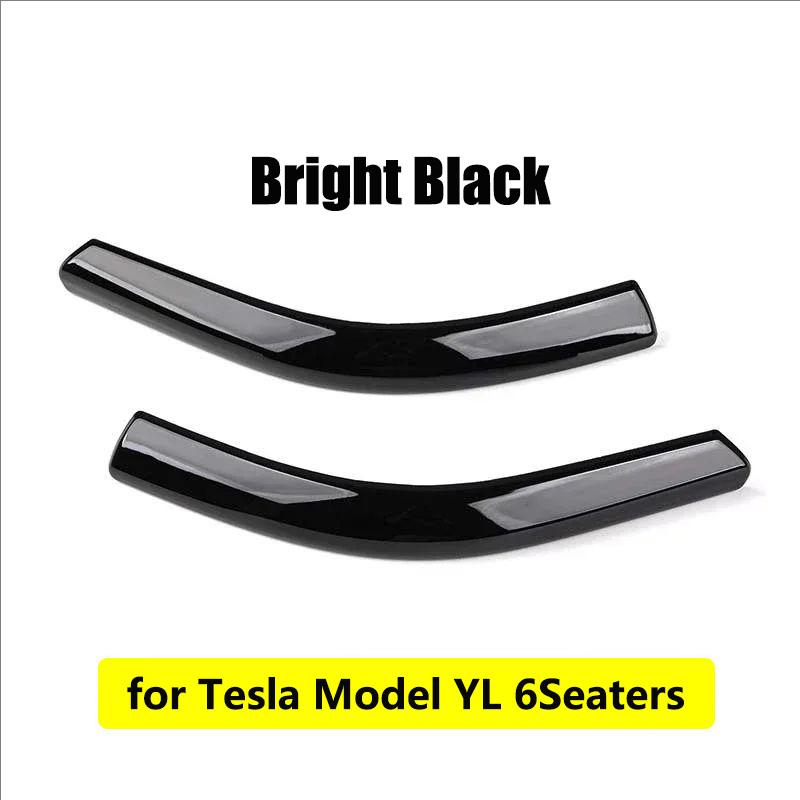 Pour Tesla Model 3 Y YL Juniper Highland 2025-2020 2026 ABS Bandes Anti-collision Rétroviseur Garniture Autocollant Anti-rayures Couverture
