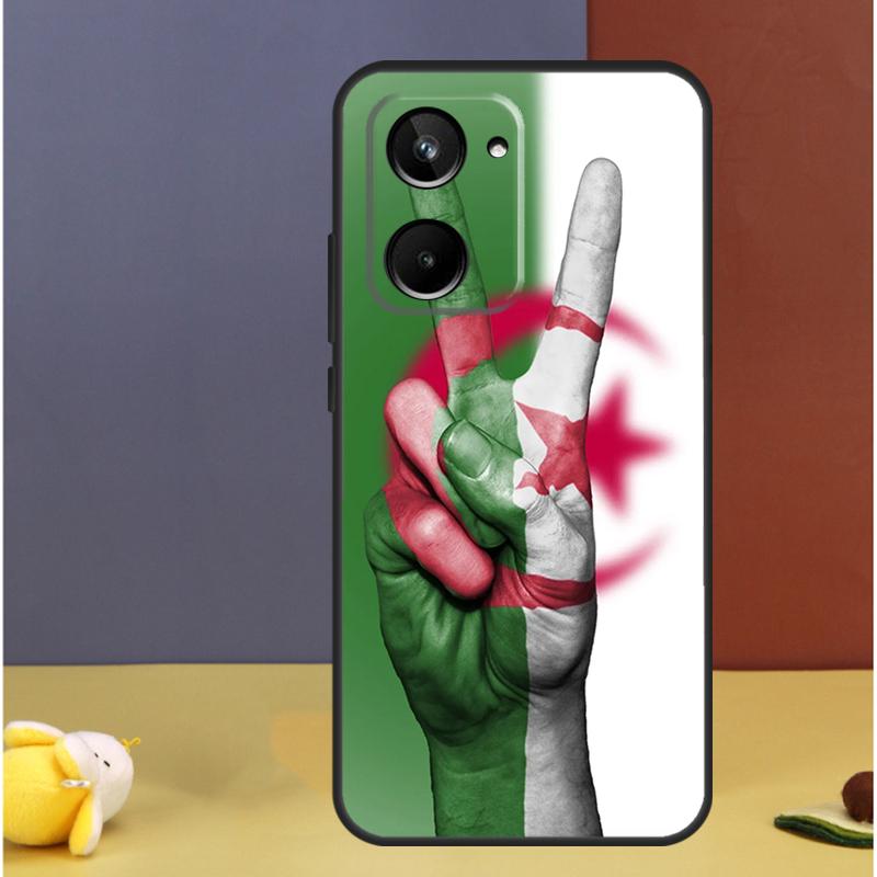 

Algeria Flag Algerian For Realme GT7 GT6 15 Pro 10 11 12 13 14 Pro Plus C55 C71 C75 C67 C63 C61 C53 C35 C65 Case Realme 10 4G