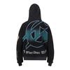 Premium Heavyweight Washed Vintage Hoodie Unisex Oversized Cotton Sweatshirt With Print Pocket