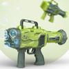 64 Holes Dinosaur Electric Bubble Gun With Light Gatling Bubble Machine Soap Bubbles Magic Bubble Blower Gun Kid Outdoor Toys