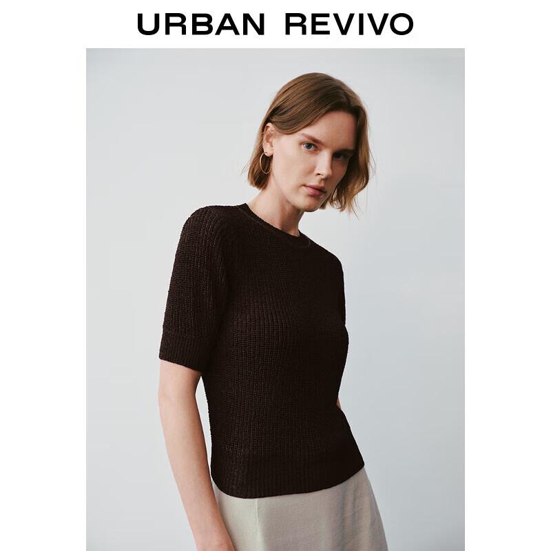 UR Women s Retro Round Neck Knit Top S