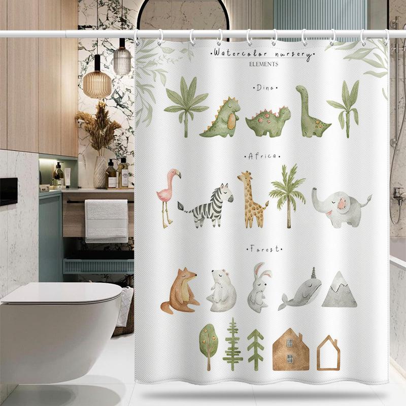 

Утолщенная водонепроницаемая занавеска для ванной комнаты, устойчивая к плесени, занавеска для душа, занавеска для душевой перегородки, занавеска для душа, занавеска для ванной комнаты, бесплатная перфорация 150x200