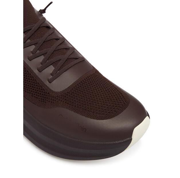 Calvin Klein Chunky Runner Lace Up Sock Knit Sneakers