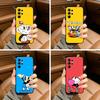 Cute CupHead And MugMan Phone Case For Samsung S25,S24,S21,S22,,Plus S23,S30,Ultra,S20,Fe,Lite,Black Soft Silicone