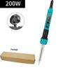High-Power 200W Digital Soldering Iron with Temperature Control, US/EU Spec, 150W for Home Use