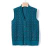 Vest Jacket Middle-aged and Elderly Knitted Sweater Vest Casual Grandma Autumn Top