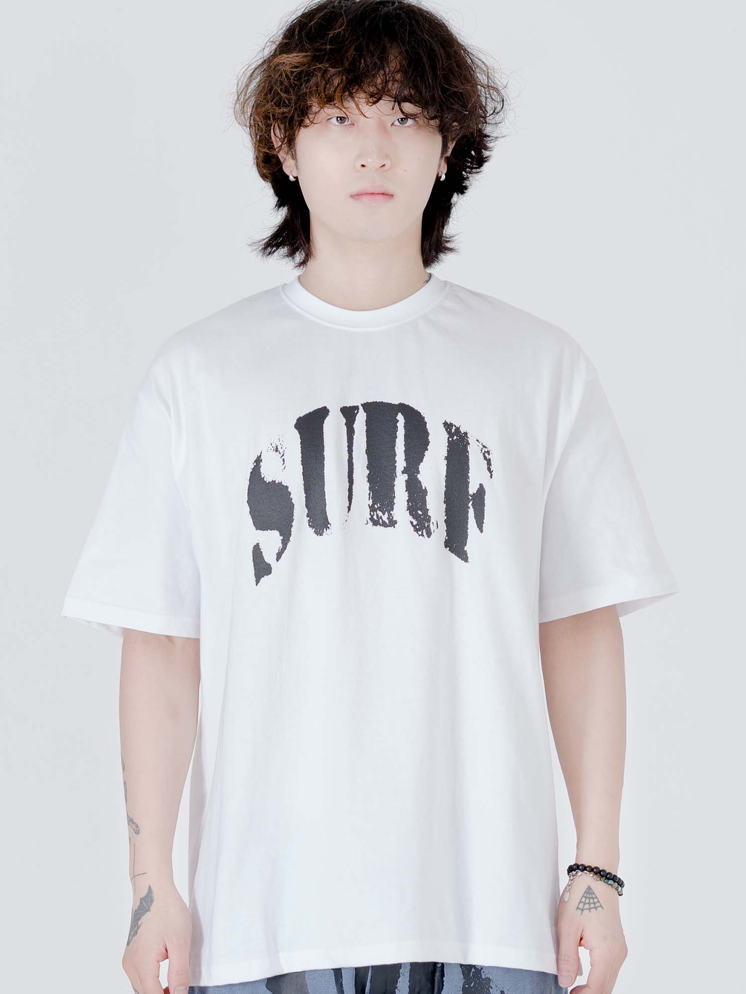 Surf And Turf Arch Logo Tee White 1