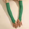 Transparent Mesh Gloves Thin Bridal Gown Accessories Romantic Long Gloves  Travel