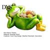 Weather Resistant Plant Container Cute Lying Frog Planter, Decorative Resin Pot, Funny Pastoral Style Garden Ornament for Succulents Indoor