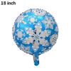 Snowflake Aluminum Film Balloon Winter Ice And Snow Festival Mini Snowflake Ice Princess Birthday Party Balloon