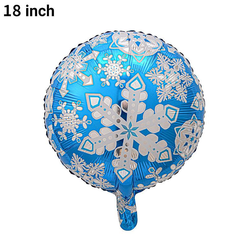 Snowflake Aluminum Film Balloon Winter Ice And Snow Festival Mini Snowflake Ice Princess Birthday Party Balloon