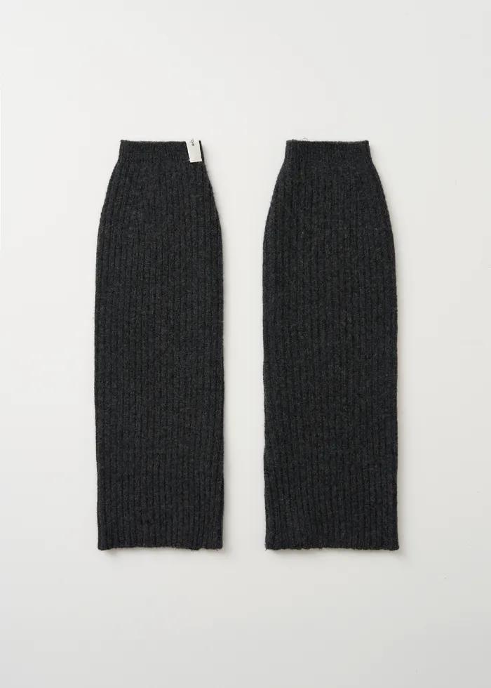 Slit Leg Warmer(Charcoal)