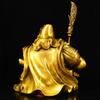 Copper Cartoon Brass Decoration Money Cornucopia Gong Opening Living Room Lord Guan The Second God Of Wealth Craf