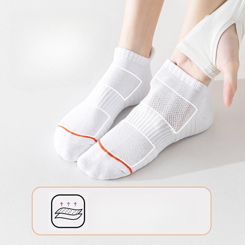 Professional Sports Socks, Women's, Short Socks, Mesh Breathable, Specialized Marathon Running Socks, Thickened, Towel Bottom, Badminton Socks