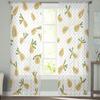 Polka Dot Papaya Texture Tulle Curtains Living Room Kitchen Chiffon Curtain Bedroom Balcony Sheer Curtain Fashion Home Decor