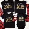 Women's Merry Chrismas Christmas 2025 New Year's Santa Claus Crew Neck Plus Size Short Sleeve Women's Top