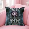 Llinkin Ppark Heavy Metal Band    Cushion Cover Car Throw Pillow Case For Sofa Car Christmas Gift 40x40cm 45x45cm