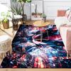1Pc Cyberpunk Neon Cityscape Rug, Office Carpet Indoor Outdoor Doormat, Non-Slip, Comfortable, Living, Christmas Halloween,  Xmas Gift S1634