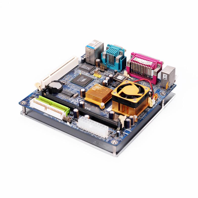 Transparent Acrylic Computer Case for DIY ITX/ATX/M-ATX Motherboard Modifications