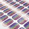 Transparent Nude UV Gel Nail Art Stickers: Semi-Cured, Semi-Baked Manicure Sheets