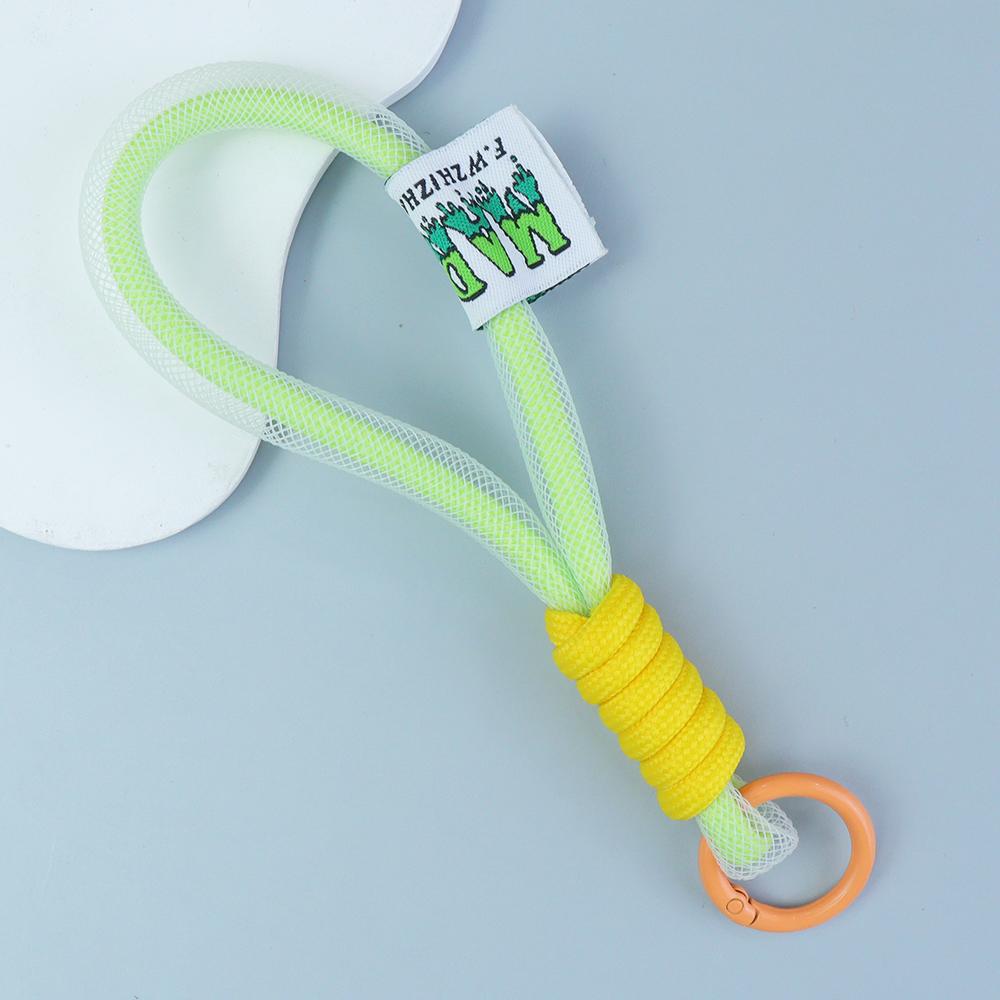 

Персонализированный креативный брелок для мобильного телефона Ins, брелок для ключей, кулон для студентов мужского и женского пола, плетеный кулон на запястье green