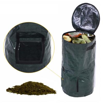Kitchen Garden Yard Compost Bag Organic Waste Storage Planter Converter Pouch