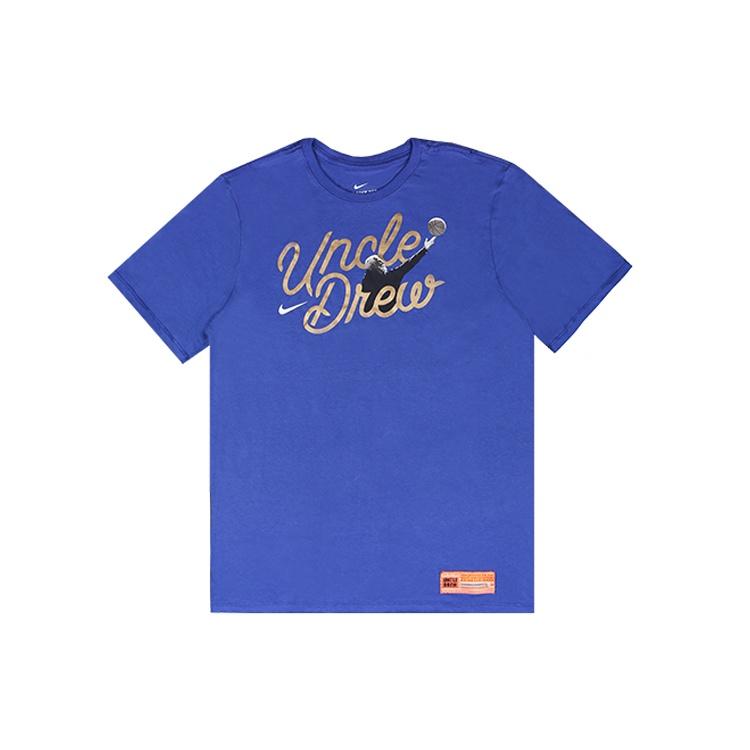 Nike Ki Tee Uncle Drew Kyrie Irving Large Black Basketball Blue Men s BQ6203-495 S
