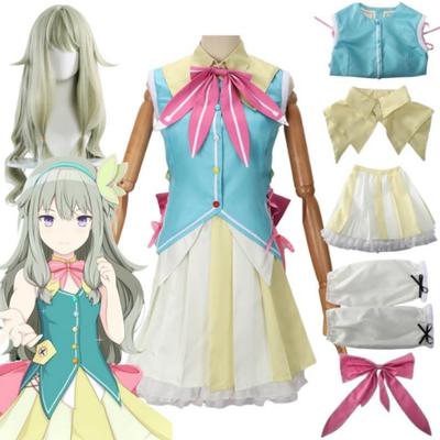 Kusanagi Nene Cosplay Costume Women Cute Costume Idol Nene Dress Headwear For Comic Con