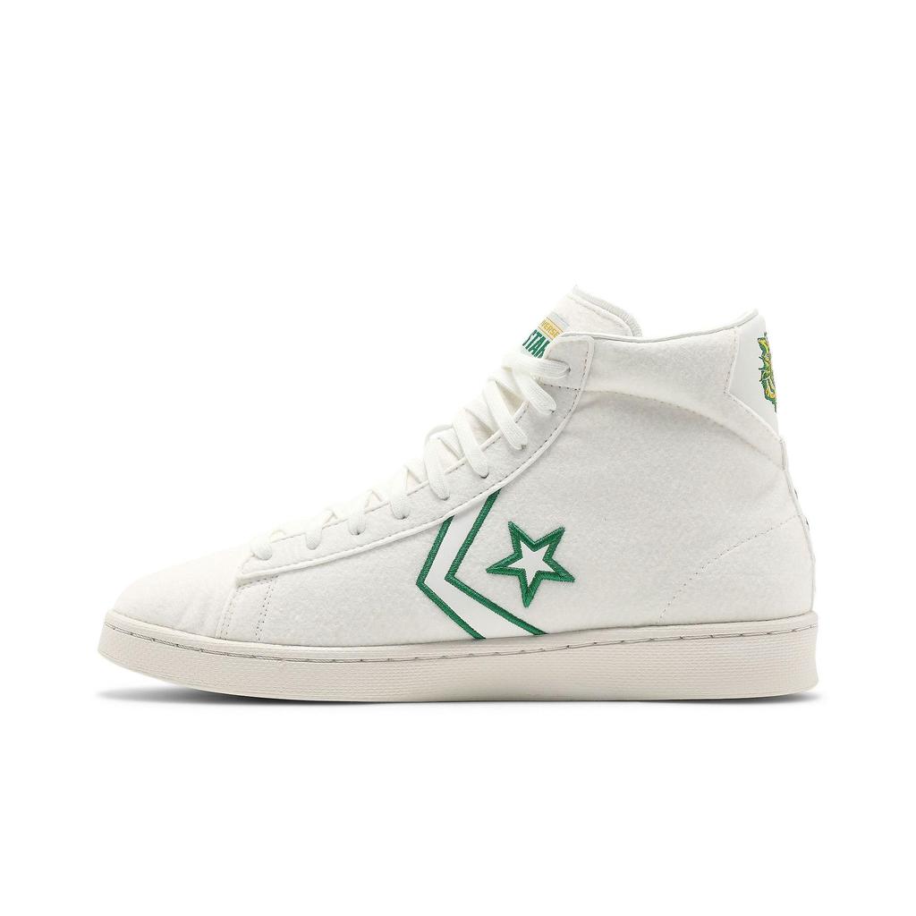 Converse Pro Leather High 'Breaking Down Barriers' (Unisex) Vintage White / Green / Amarillo Skateboard Shoes 170493C