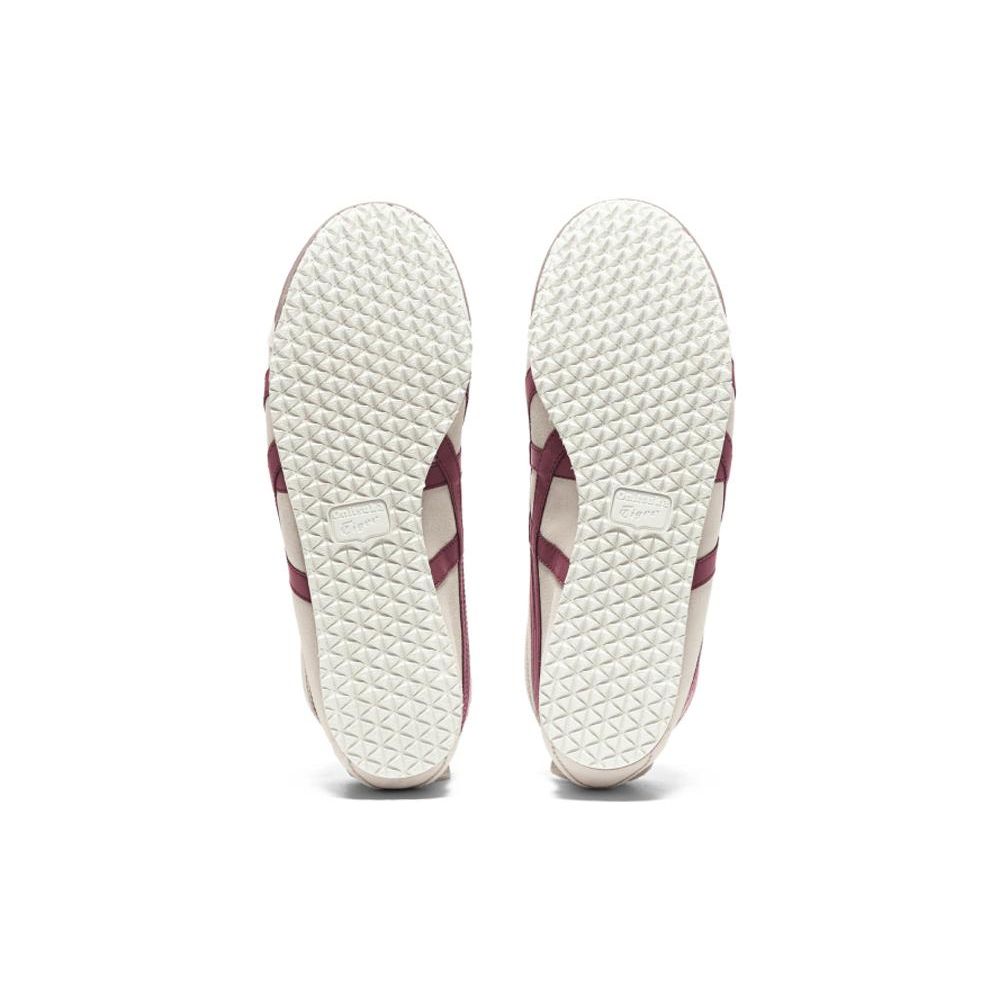 Onitsuka Tiger Unisex Mexico 66 Slip‑On Birch Dark Cherry 1183B782‑201
