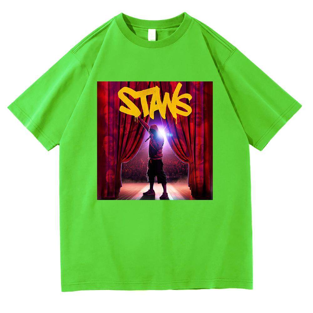 Eminem STANS T-Shirt Fahsion Retro Herren-/Damenbekleidung für Liebhabergeschenke Vintage Sommer Baumwolle Grafik Hochwertige T-Shirts Tops
