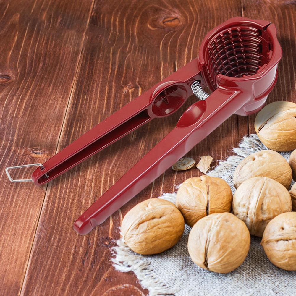 1/3PCS Wine Red Metal Multi Functional Walnut Clip Household Nut Shelling Tools Suitable for Walnuts Chestnuts and Melon Seeds