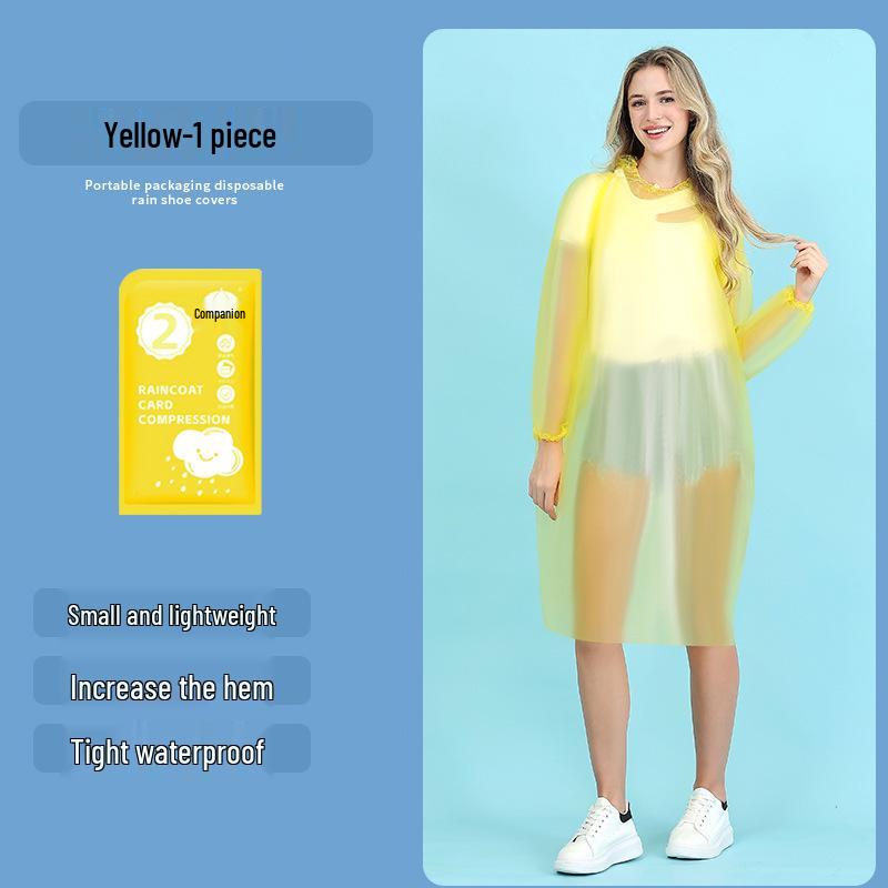 Thickened Waterproof Non-Slip Reusable Rain Shoe Covers for Adults & Children