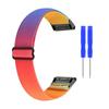 For Garmin Fenix 7X/Fenix 3/Descent MK1 Elastic Nylon Watch Strap Smart Watch Band with Tool