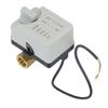 2-Draht Motorisiertes Kugelventil Messing Verschleißfestigkeit IP54 AC220V Elektrisches Kugelventil für Kalt Heiß
