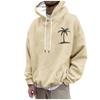 Men's Hooded Print Pattern Fashion Loose Men's And Women's Long Sleeve Hooded Sweatshirt