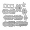 Christmas Die Cuts Carbon Steel Snowflake Pine Leaf Christmas Craft DIY Embossing Stencil Template