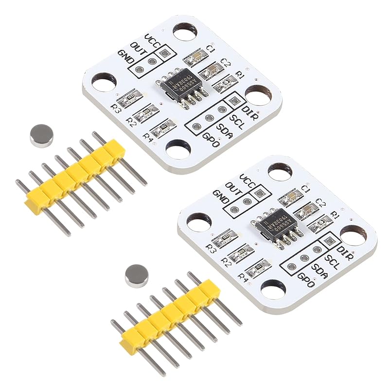 6PCS High Precision AS5600 Magnetic Encoder Magnetic Induction Angle Measurement Sensor Module 12bit (6)