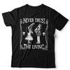 Beetlejuice TShirt Never Trust The LivingUnisex and Kids Halloween Horror Retro
