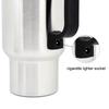 Electric Heating Car Kettle Water Coffee Milk Thermal Mug Camping Travel Kettle Vehicle Heating Cup 12V 450ml Stainless Steel