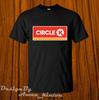 Herren- und Damen-T-Shirts Circle K Restaurant Lustiges Logo T-Shirt Herren Kurzarm Schwarz Hergestellt in den USA